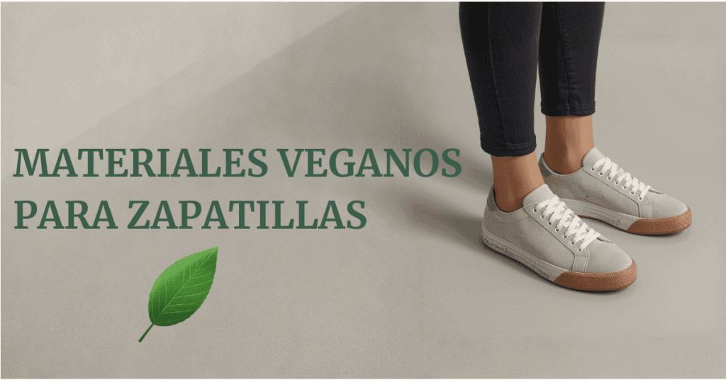 materiales veganos para zapatillas